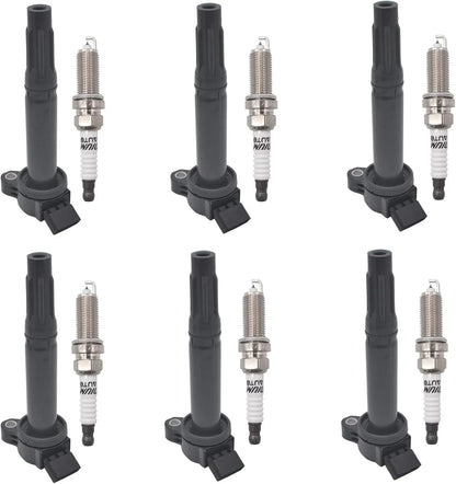 Ignition Coil and Spark Plug Kit for Toyota Camry Avalon RAV4 Sienna (UF487)