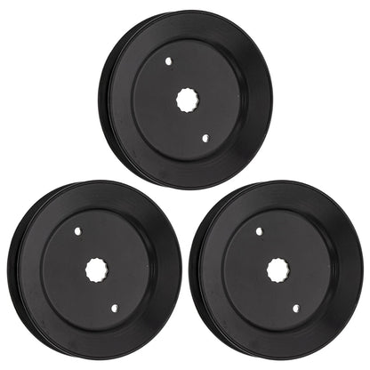 3X Deck Spindle Pulley Set for Husqvarna 281 GT200 CZ EZ5224 EZ4824 TS348