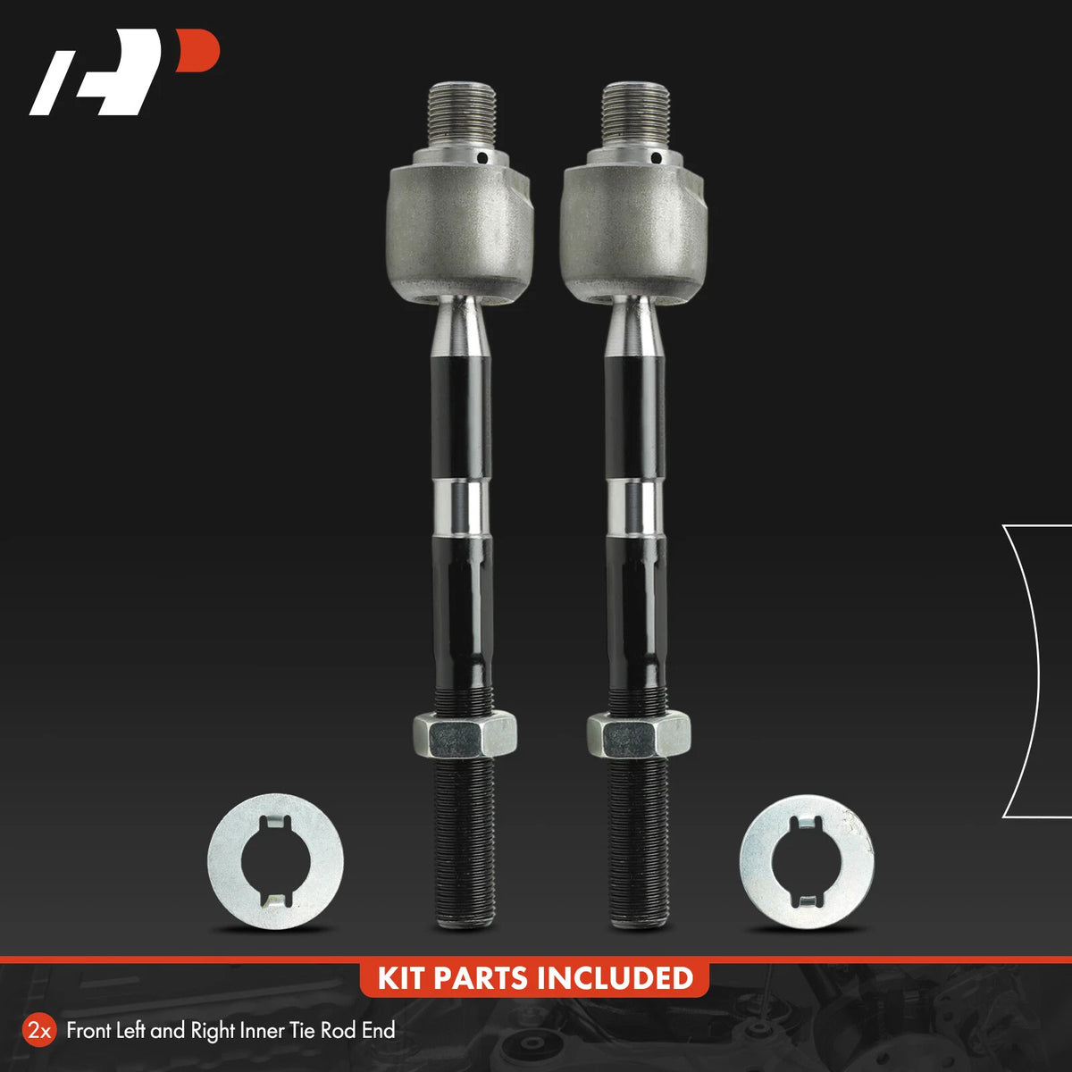 2X Front Outer Tie Rod End for Kia Optima Magentis (2006–2010) - 577241D000, 577241D010, 577242G000, 577242G010, 577241M000, EV800370