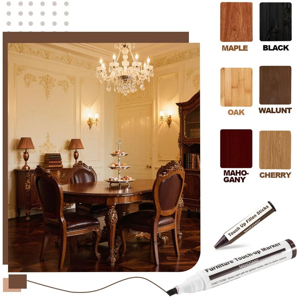 Furniture Floor 64 Ounce - Maple, Oak, Cherry, Walnut, Mahogany, Black