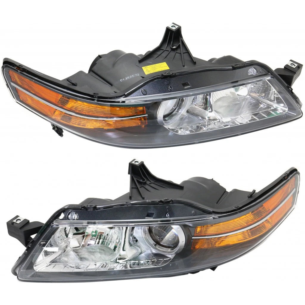 Headlight Assembly Pair for Acura TL (2006) PLX-M1-316-1140L-USHNC-CL360A1, AC2518115, AC2519115