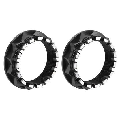 2X Rear Wheel Axle Nuts Black for Ducati Panigale 959/1199/1299/V4/R/S (2012–2024)