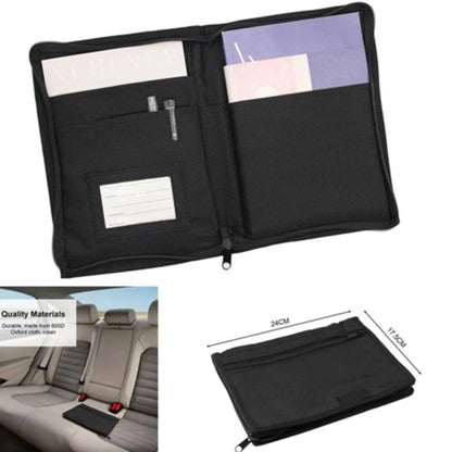 Multi-pocket Oxford Cloth Storage Bag for Universal Use (24x18x2cm)