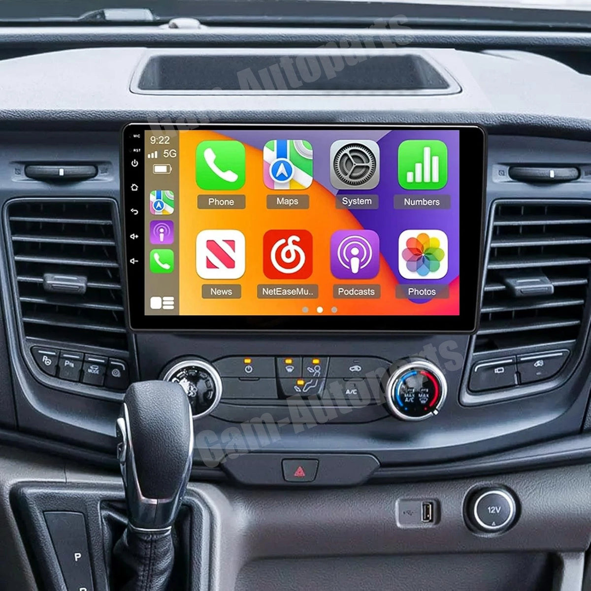 CarPlay Android Stereo for Ford Transit Custom (2020–2024)