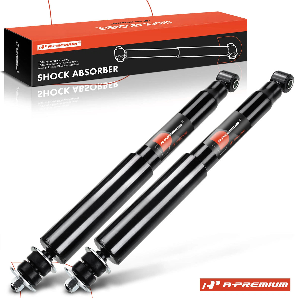 Set of 2 Rear Shock Absorbers for Ford Thunderbird Mercury Cougar (1989–1997) 344110, 341592, 69845, 81795, 33134, 5965