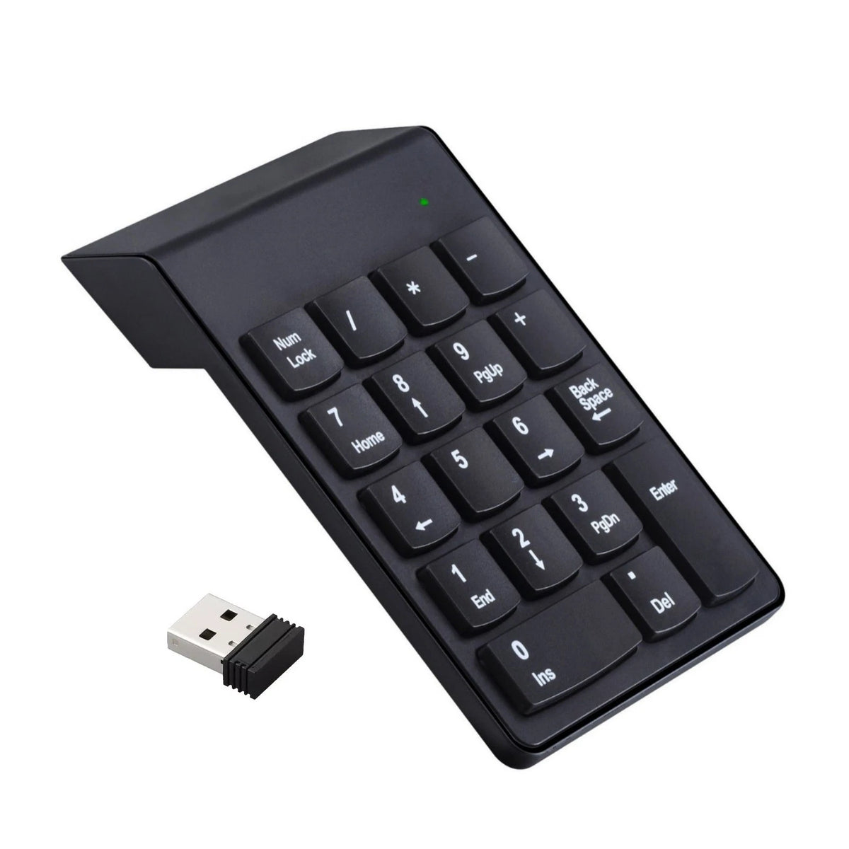 Portable Wireless USB Number Keyboard for Auto-Sleep Design
