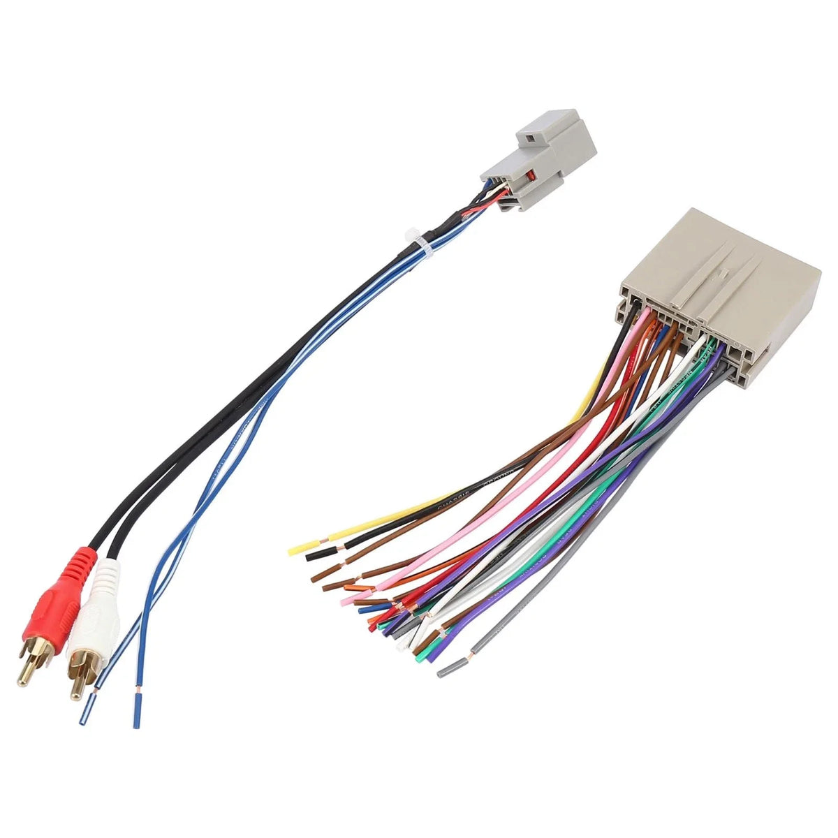 Set of 2 Car Stereo CD Player Wiring Harness Radio Adapter for Ford Focus (2000–2011)