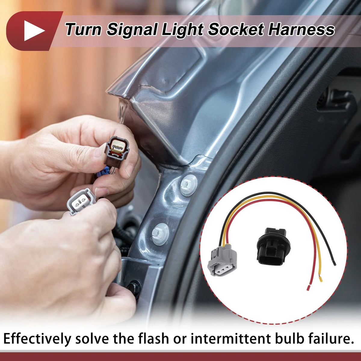 Turn Signal Light Bulb Socket Wiring for Toyota Avalon (2013–2016) No. 8112806470