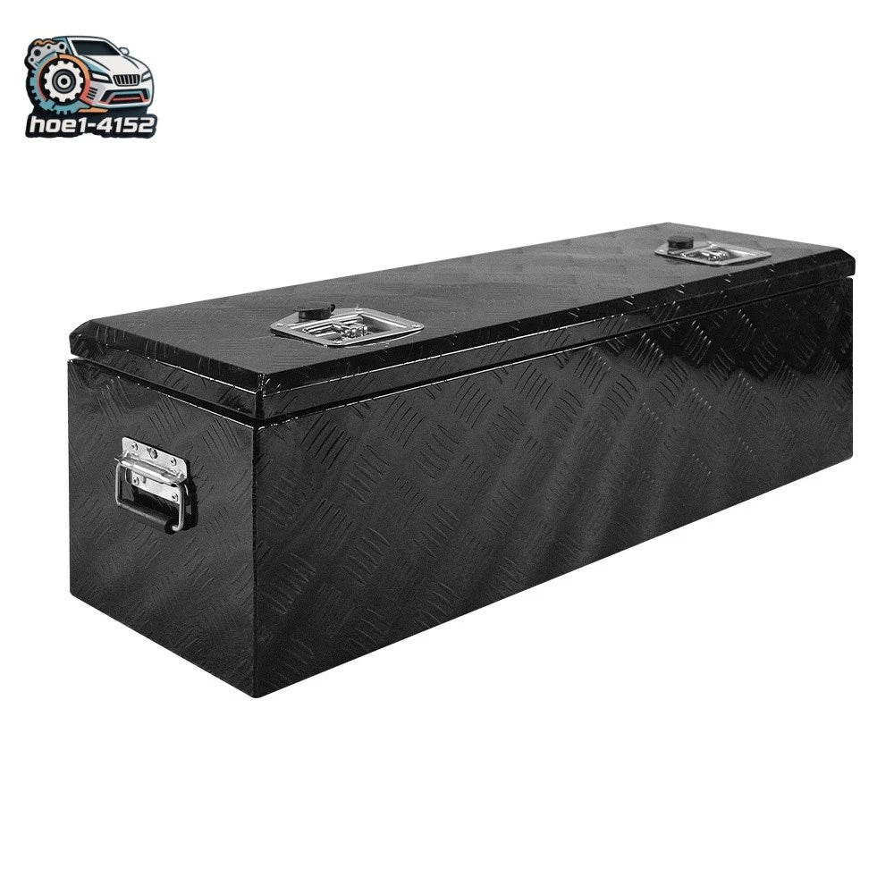 Aluminum Underbody Tool Box for Trailer RV (37"x12"x12") Black