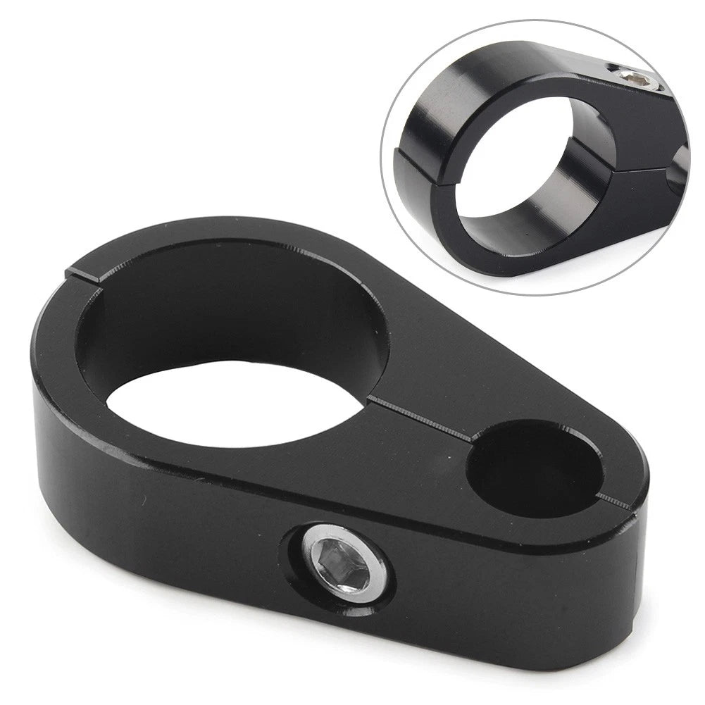 Brake Clutch Cable Wire Clamp Clip for Harley 1'' Handlebar