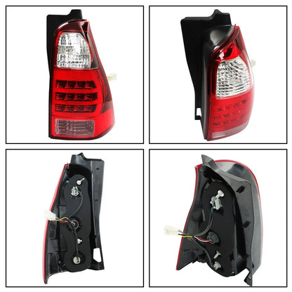Right Tail Light Lamp for Toyota 4Runner (2006–2009) Clear Red