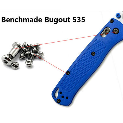 Set of 4 Replacement Titanium Spindle Mount Screws for Bugout 535