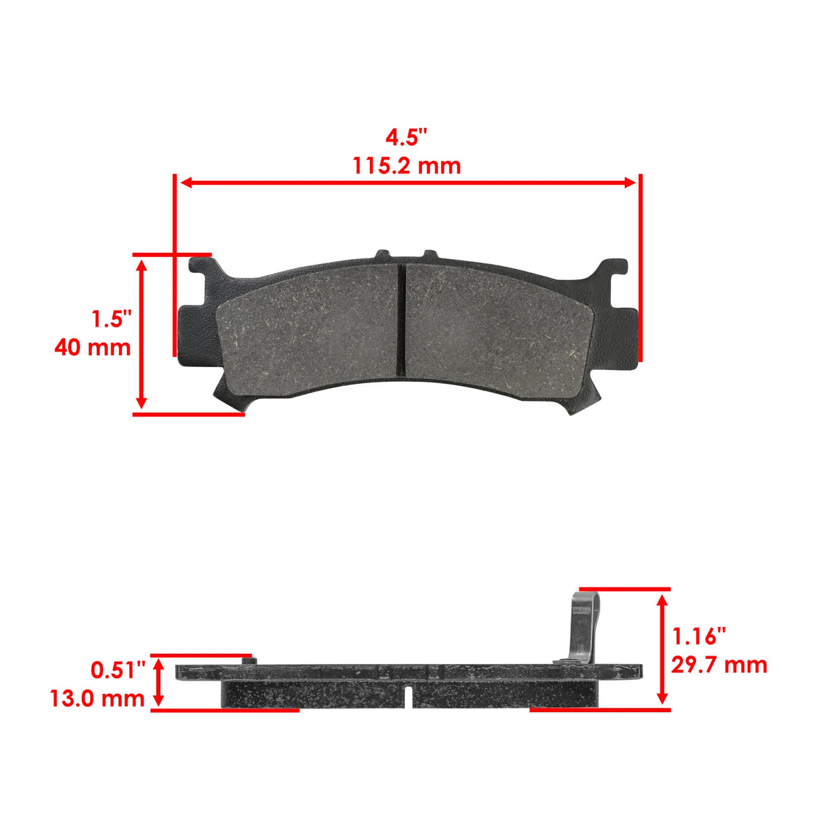 Brake Pad Set for Honda Pioneer 1000-5 (2016–2022) MP318A1001HH