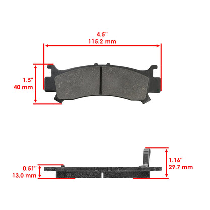 Brake Pad Set for Honda Pioneer 1000-5 (2016–2022) MP318A1001HH