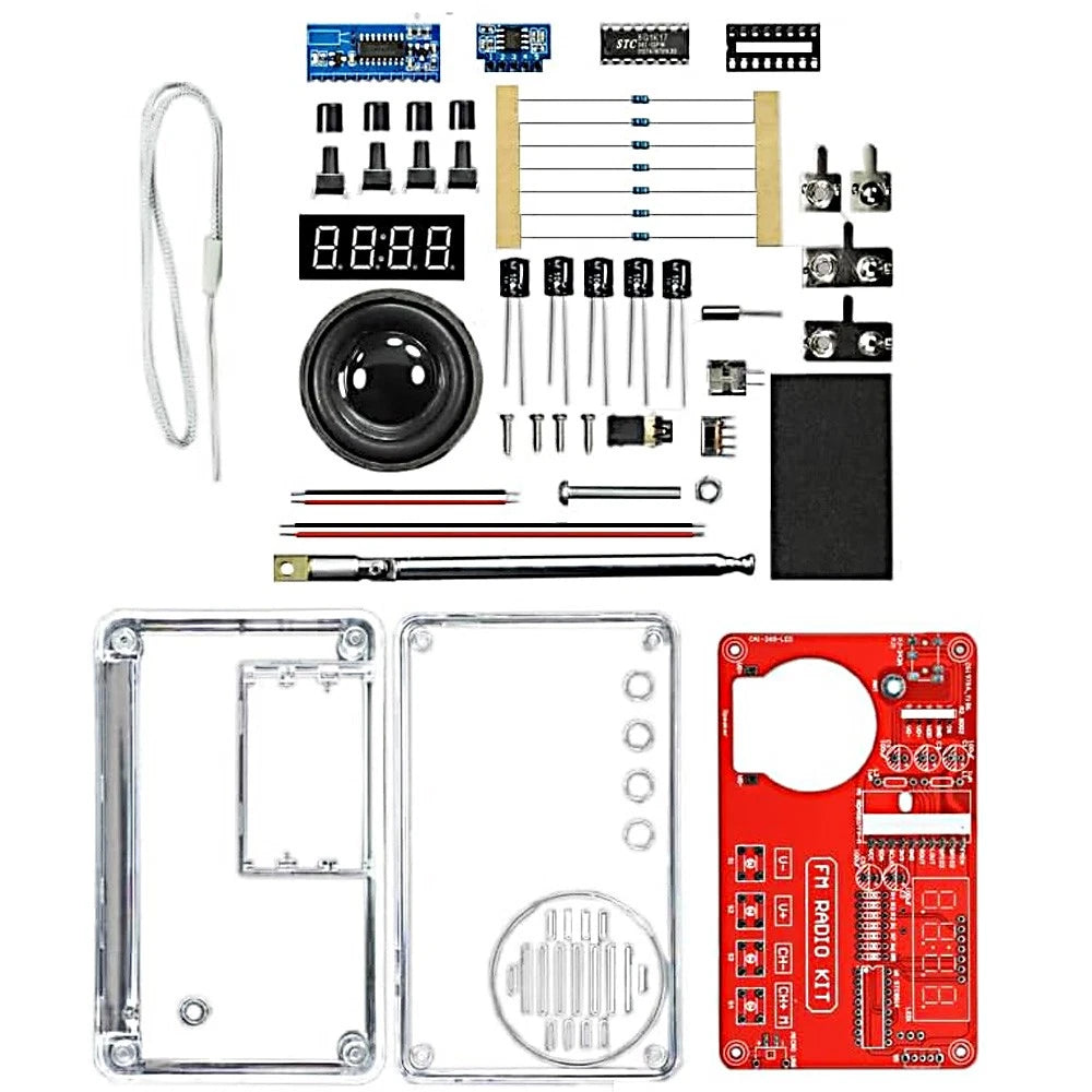 DIY FM Radio Electronic Kit - Adjustable Frequency (150Hz-20KHz)