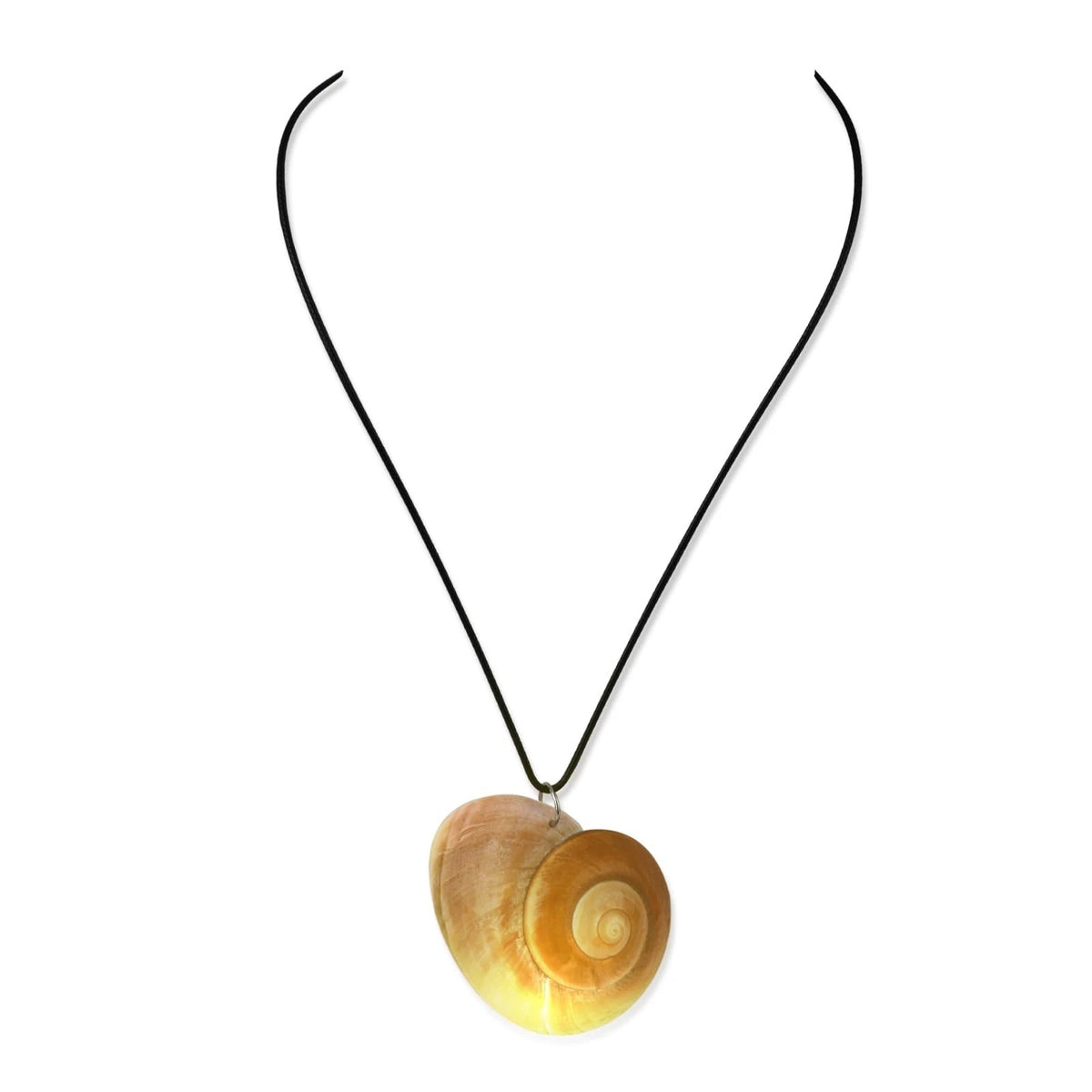Glow Conch Shell Necklace for Adjustable Size (Calcium Carbonate & Plastic)