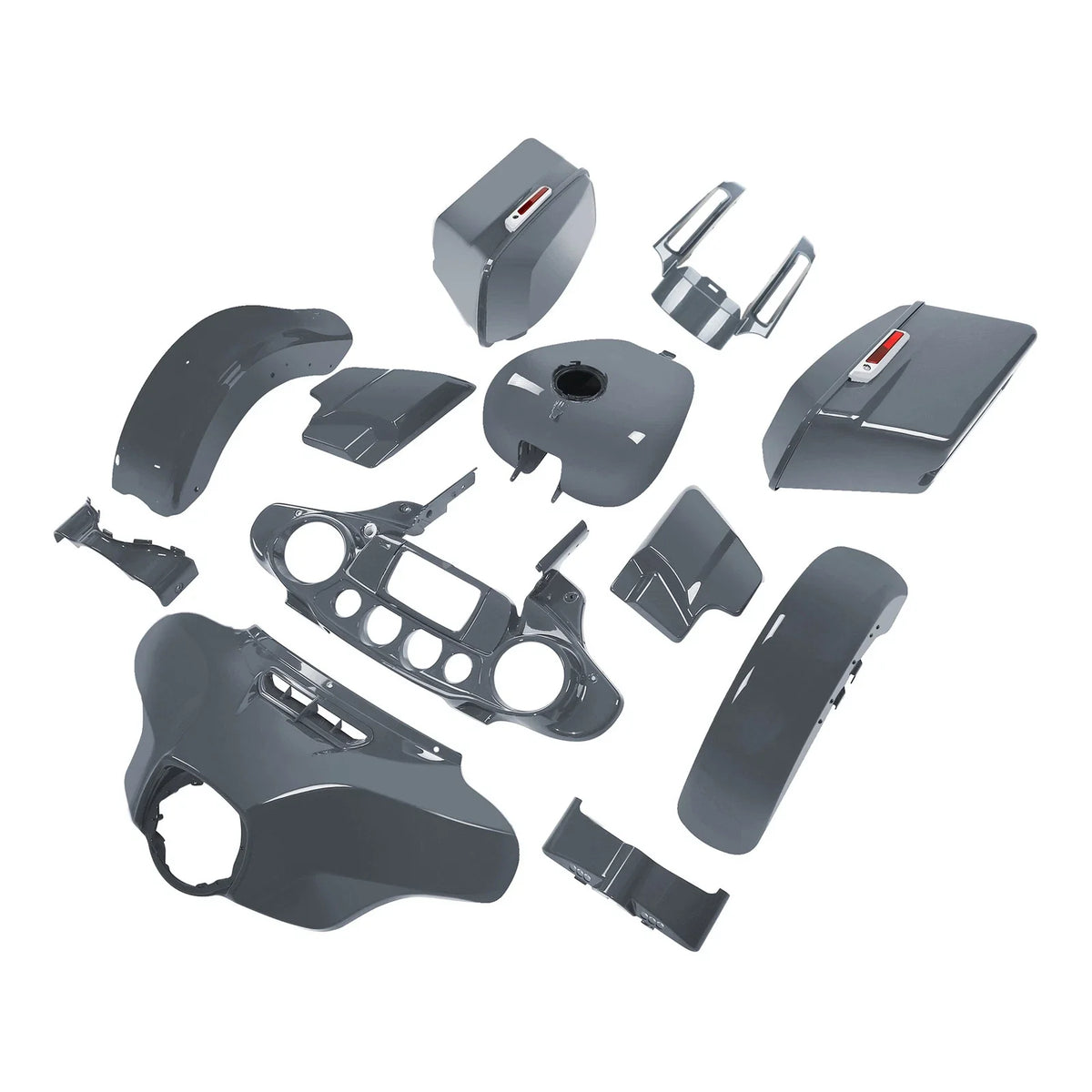 Fairing Bodywork Kit for Harley Touring CVO Street Glide (2014–2023) Gunship Gray