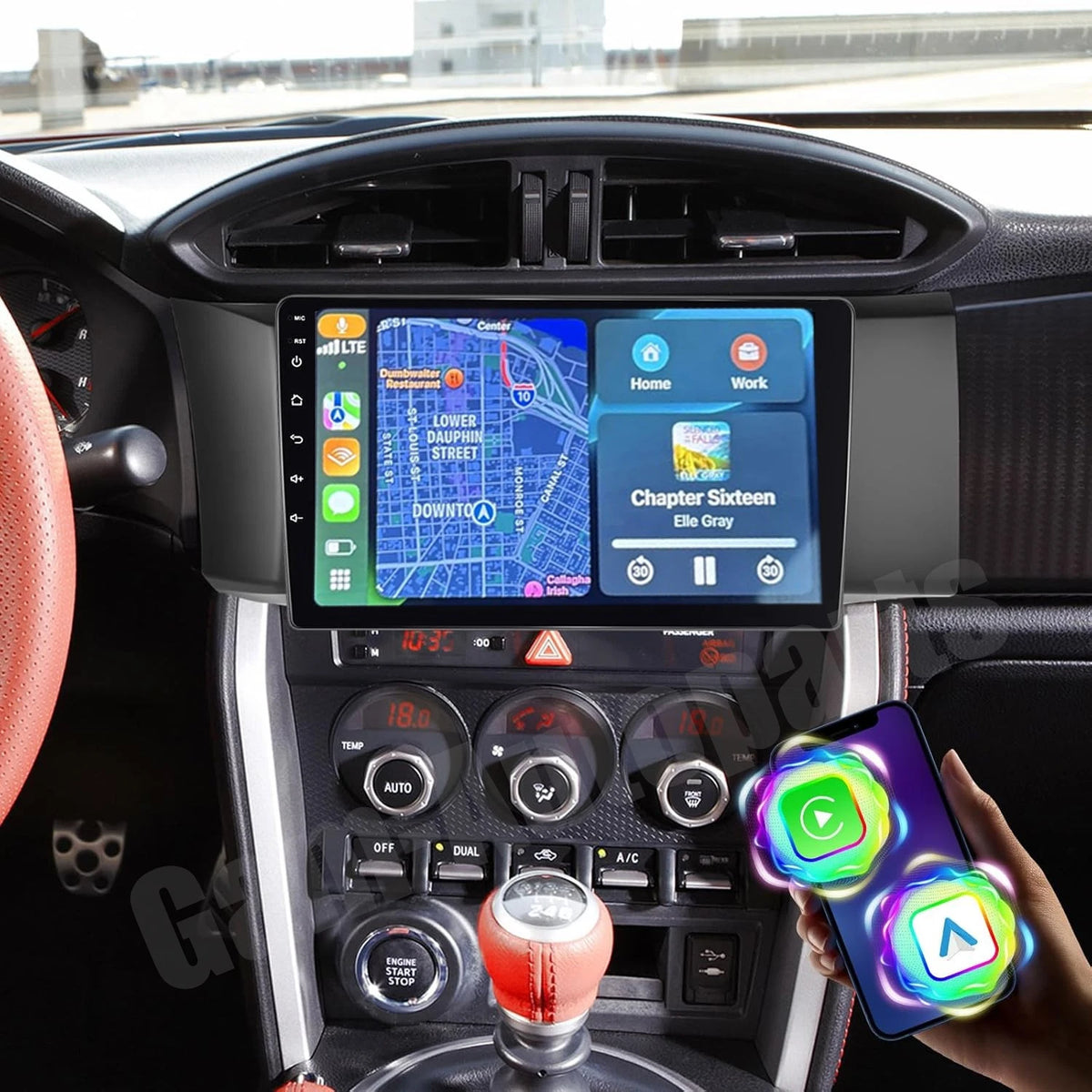 Apple CarPlay Android Auto Radio for Subaru BRZ Scion FRS Toyota 86 (2012–2016)