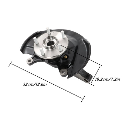 Front Left & Right Steering Knuckle & Wheel Hub Bearing Assembly for Toyota Camry (1997–2001) BCK5830K, 698-390, 698-391