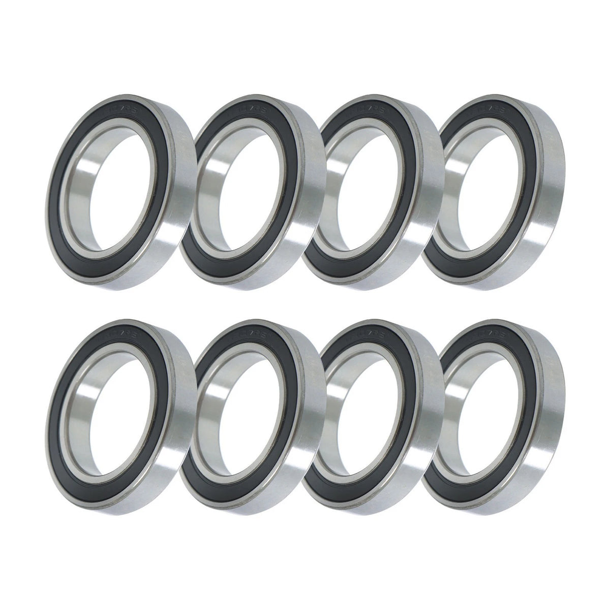 10 Pack Deep Groove Ball Bearing 35 × 55 × 10 mm Double Rubber Seals