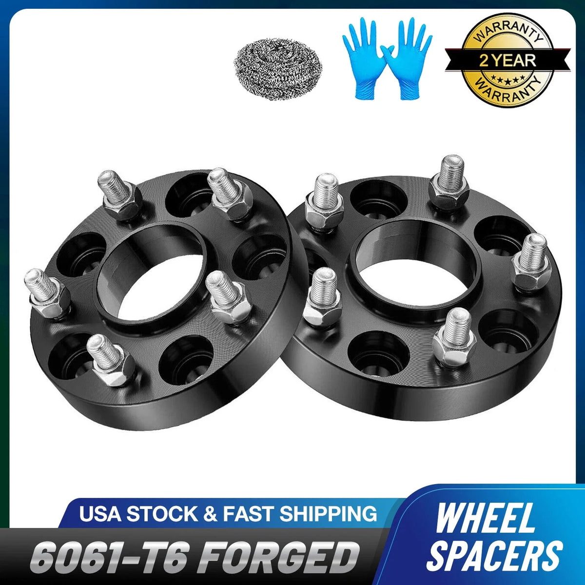 2X 20mm Hubcentric Wheel Spacer 5x114.3 for Nissan 370Z (2009–2019)