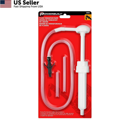 Fluid Oil Pump for Quart, Half Gallon (Black)