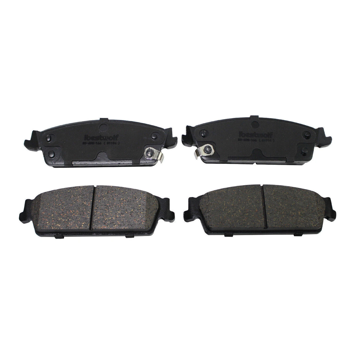 Rear Ceramic Brake Pads for Chevy Silverado Suburban GMC Sierra 1500 (2007–2014) P-1194, D1194