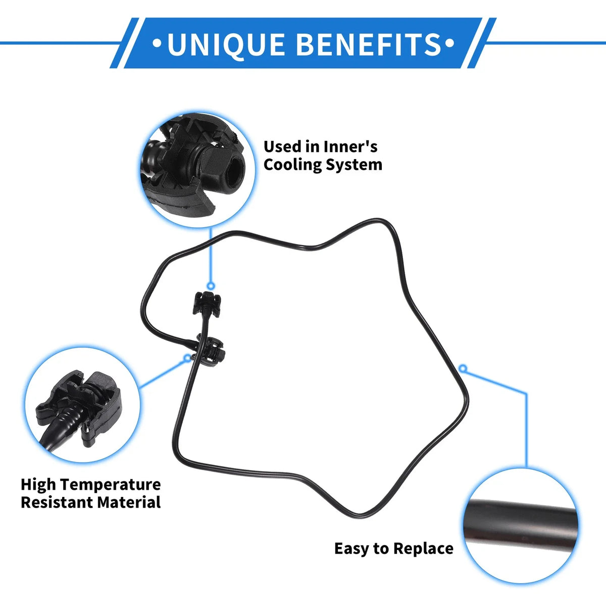 Expansion Tank to Block Pipe for Ford B-MAX (2012–2022)