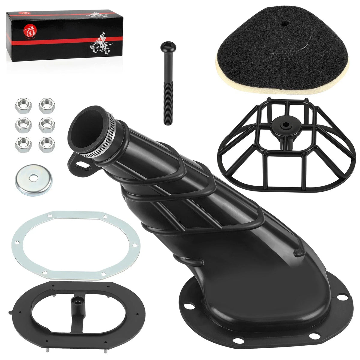 Intake Duct Tube Boot & Air Filter Kit for Yamaha Blaster (1988–2006)