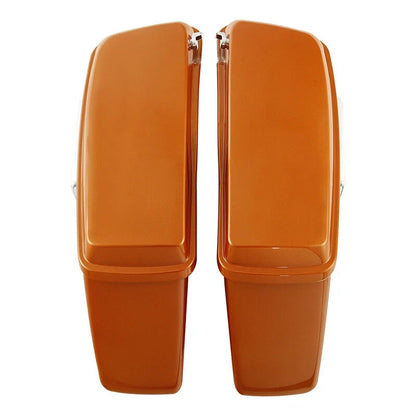Hard Saddlebags for Harley Road Electra Street Glide (2014–2024) Amber Whiskey