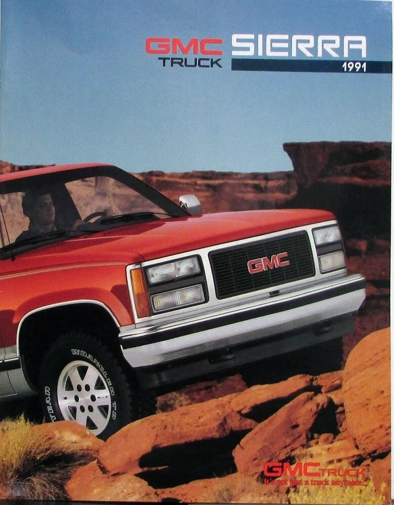 Sales Brochure for GMC Sierra Pickup Truck (1991)