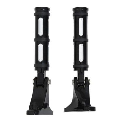 Black Passenger Footpeg for Harley Touring Street Electra Glide (1993–2025)