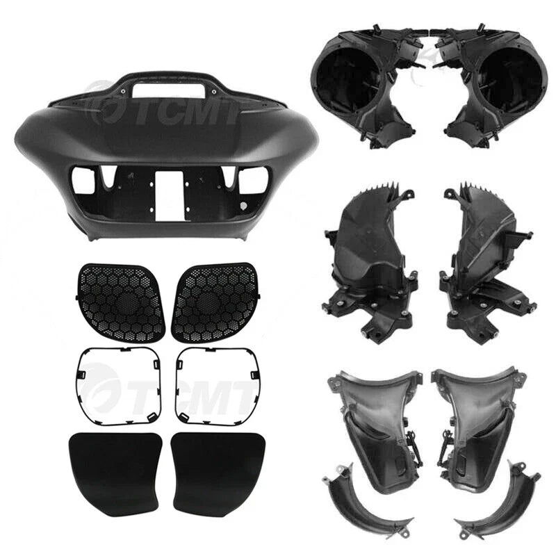 Inner Outer Fairing Speaker Glove Box Air Duct for Harley Road Glide (2015–2024)