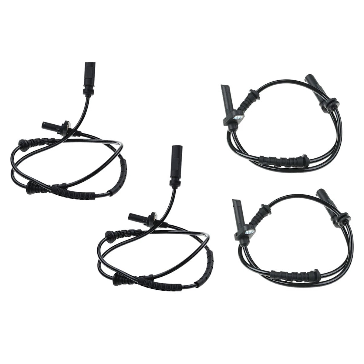 ABS Speed Sensors Set of 4 for BMW 650 6 Series (2012–2018) 18068382, 34526853859