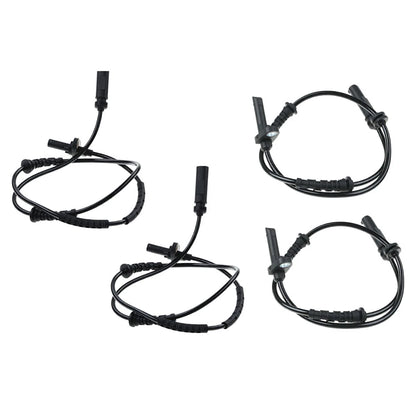 ABS Speed Sensors Set of 4 for BMW 650 6 Series (2012–2018) 18068382, 34526853859