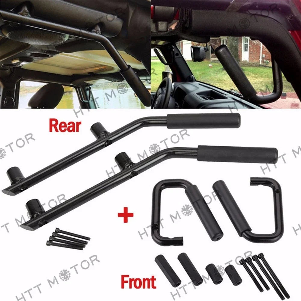 Set of 4 Steel Grab Handles for Jeep Wrangler JK (2007–2017)