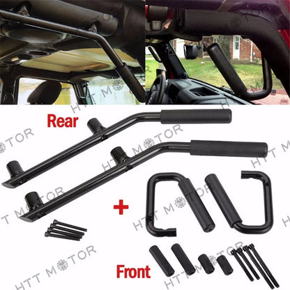 Set of 4 Steel Grab Handles for Jeep Wrangler JK (2007–2017)