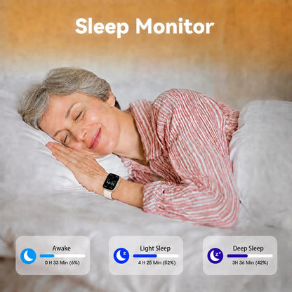 Fitness Tracker for Seniors - No App/Phone Required, 1.83'' Display