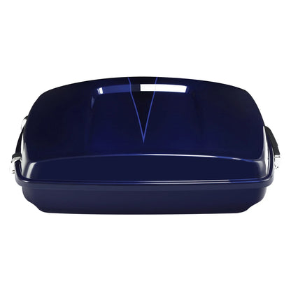 Razor Trunk Luggage for Harley Touring (2014–2025) Zephyr Blue/Black Sunglo