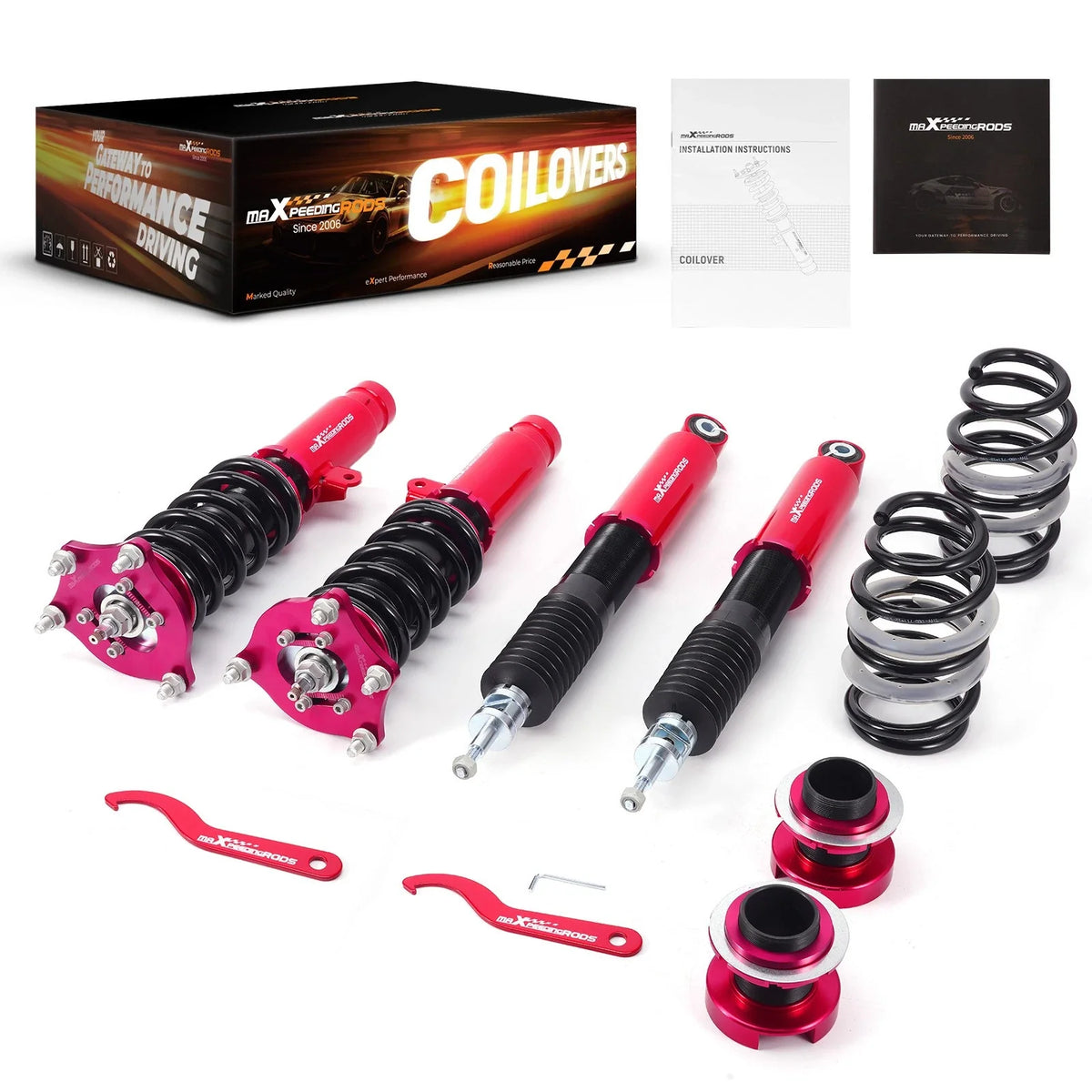 24 Way Adjustable Coilovers Lowering Kit for Honda Civic (2017–2021) FK