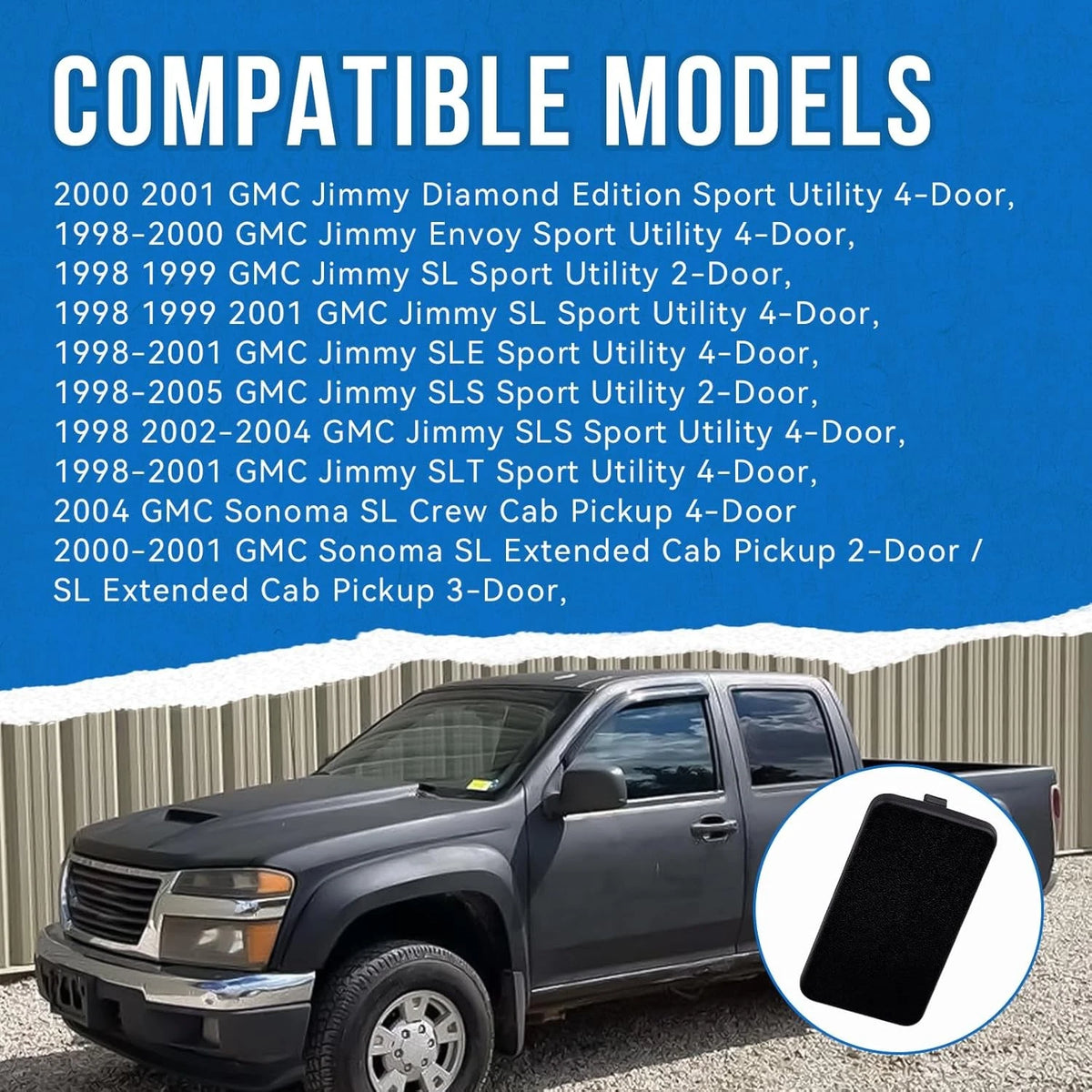 Switch Delete Plate for Chevrolet (1998–2004) 15741365