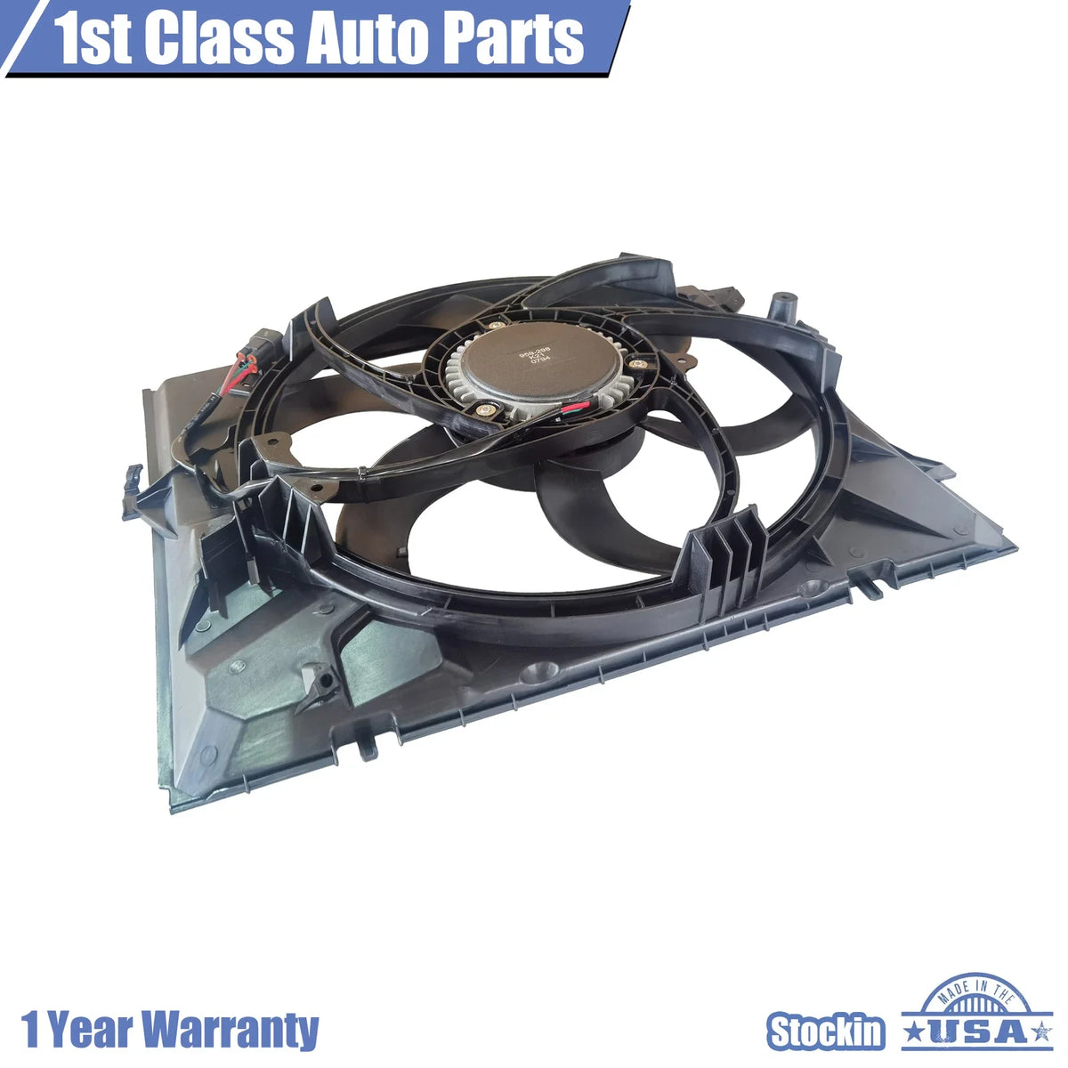 Brushless Motor Radiator Cooling Fan Assembly for BMW E90 128i 325i 328i Z4 (2007–2013)