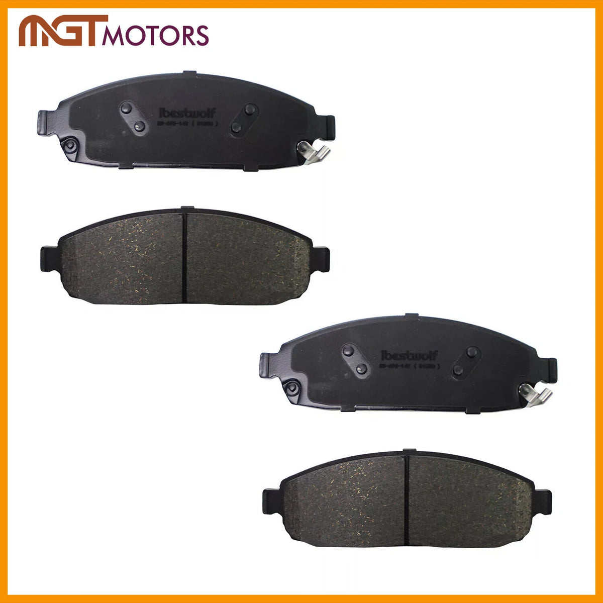 Front Ceramic Brake Pads for Jeep Grand Cherokee Commander (2005–2010) - P-1080, D1080