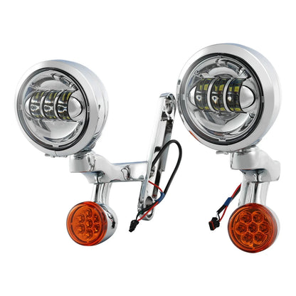 Fog Light Bracket for Harley Touring Road King (1994–2024)