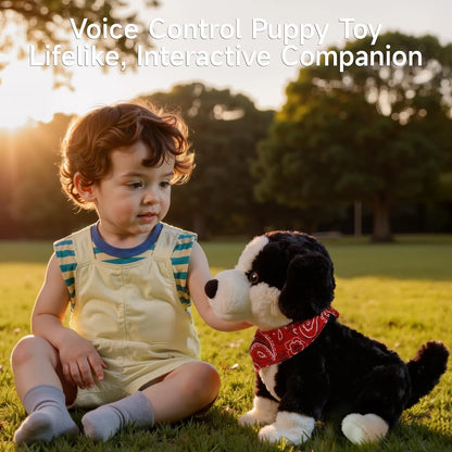 Interactive Plush Dog Toy for Realistic Robot Puppy (2023)