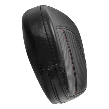 Black Passenger Backrest Pad for Harley Touring Street Road Glide (1994–2023)