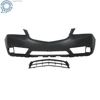Front Bumper Cover for Acura MDX (2014–2016) with Fog Light Cut, Lower Grille