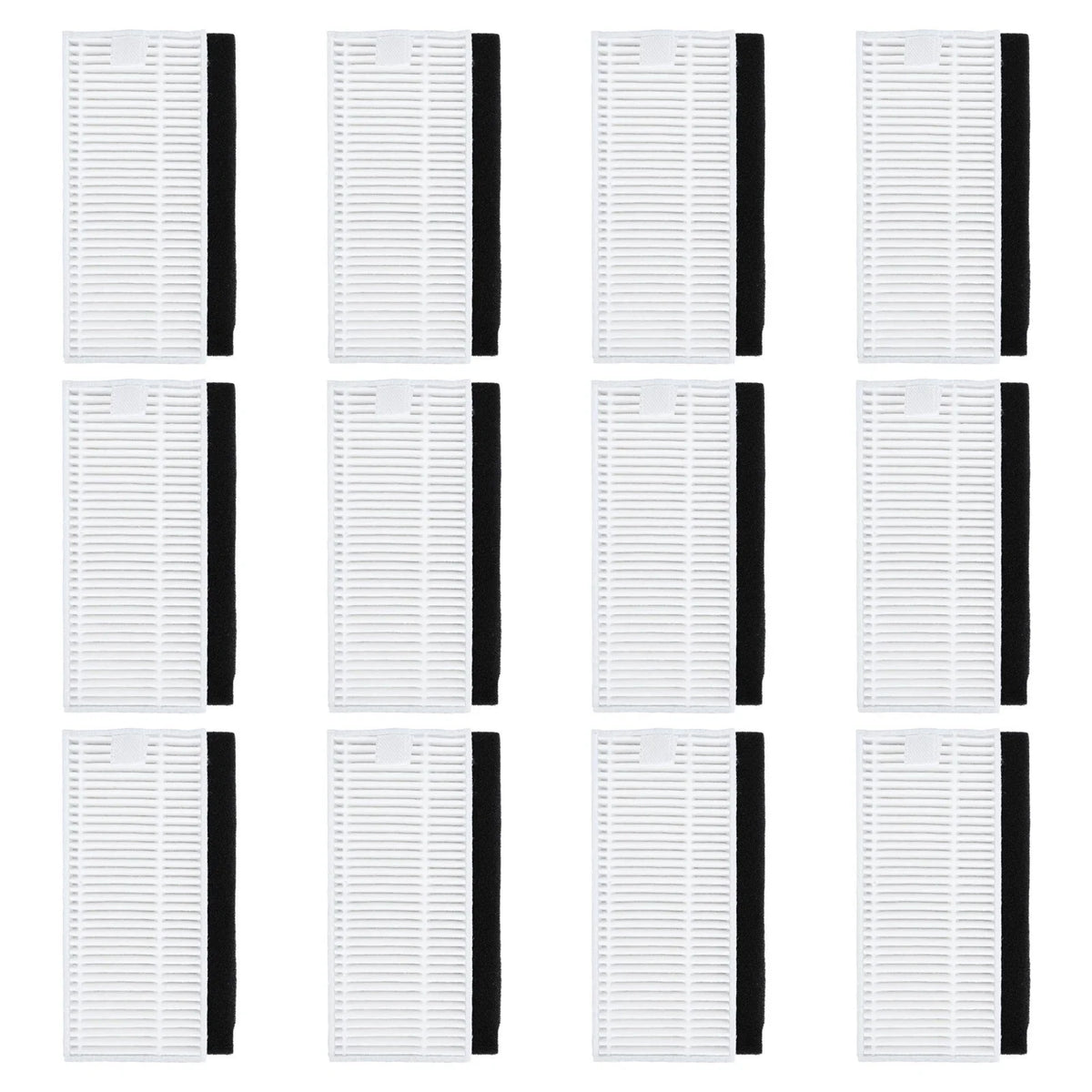 Set of 12 Filters for Tikom L9000 Robot Vacuum Cleaner