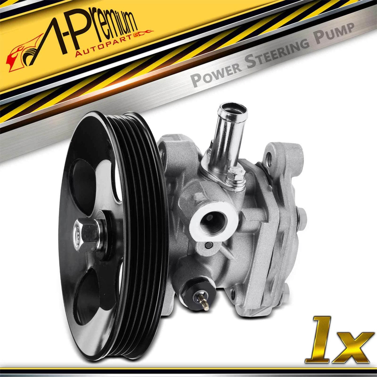 Power Steering Pump with Pulley for Mitsubishi Mirage (1999–2002) MN184075, 21-5165