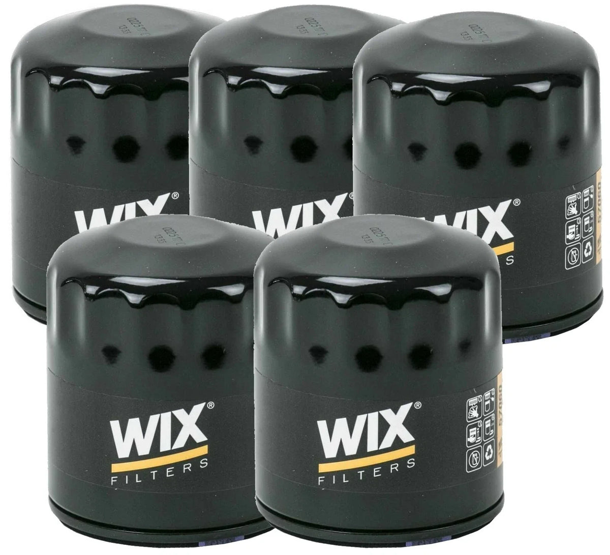 Set of 5 Engine Oil Filters for Chevrolet Buick Cadillac Dodge GMC Isuzu